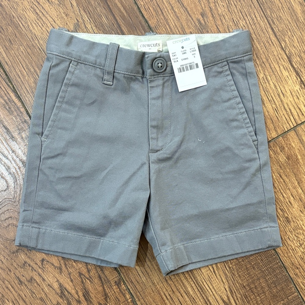 Crewcuts Gray Boys' Shorts Size 3 NWT